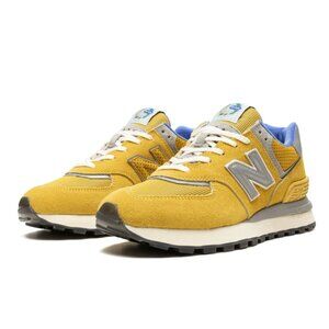 New Balance 574 Legacy Yellow Suede Sneakers